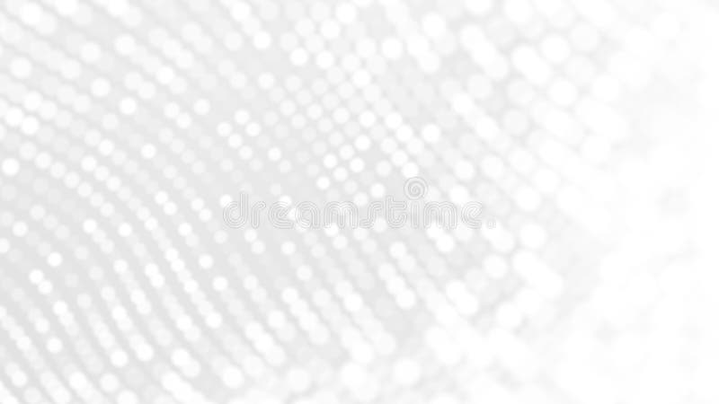 Dot white gray wave light technology texture background. stock illustration