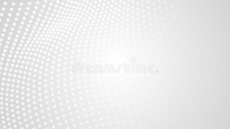 Dot white gray wave light technology texture background. vector illustration