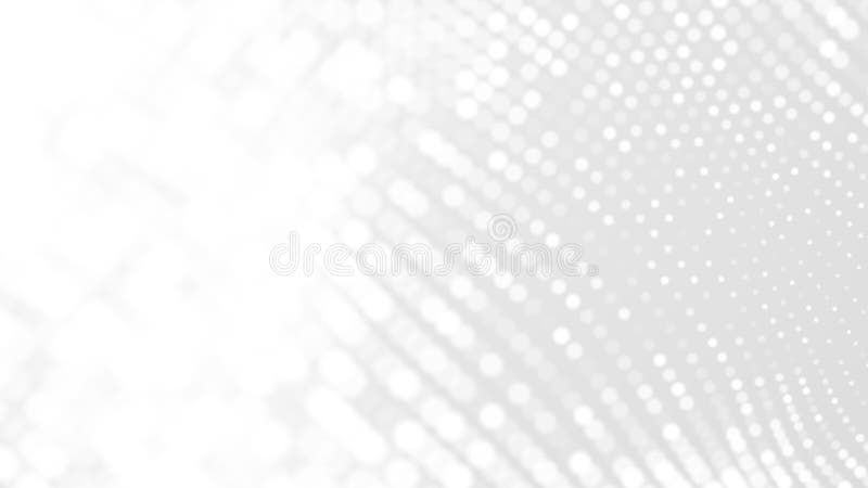 Dot white gray wave light technology texture background. vector illustration