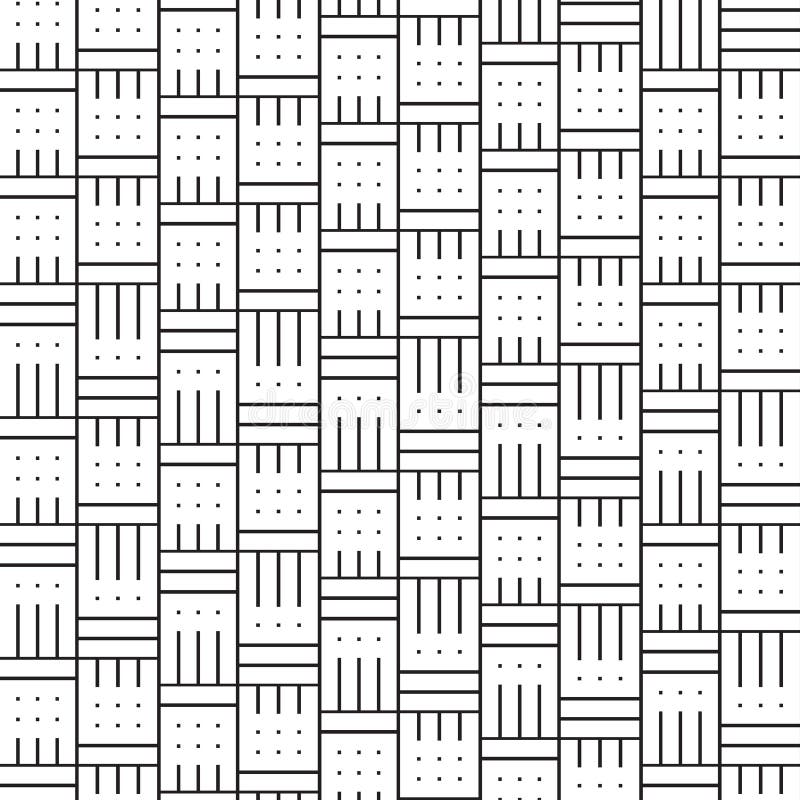 Dots Graphic Pattern cuadrado blanco y negro elegante stock de ilustración Dots Graphic Pattern cuadrado blanco y negro elegante stock de ilustración
