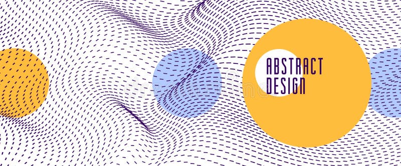 Dots mesh grid particles flow abstract vector background, modern trendy style dotted rhythmic abstraction, science and technology royalty free illustration