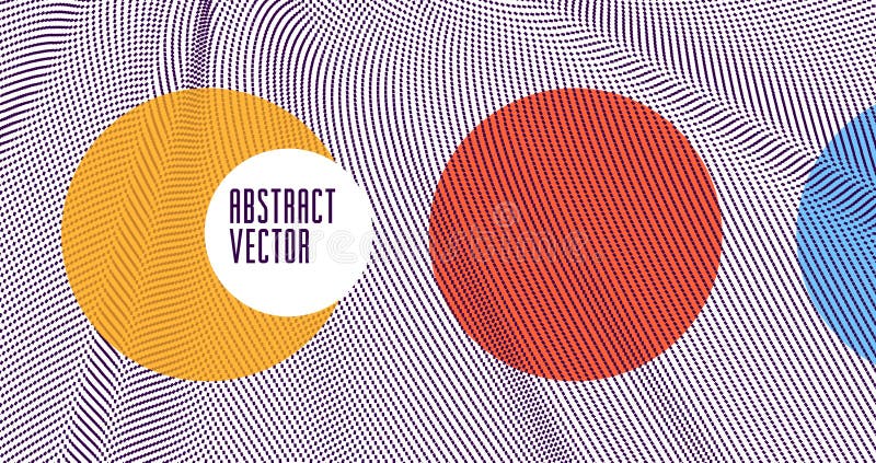 Dots mesh grid particles flow abstract vector background, modern trendy style dotted rhythmic abstraction, science and technology vector illustration