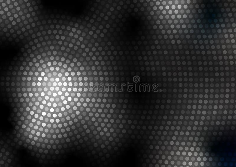 Dots Pattern brillante abstracto en fondo negro stock de ilustración Dots Pattern brillante abstracto en fondo negro stock de ilustración