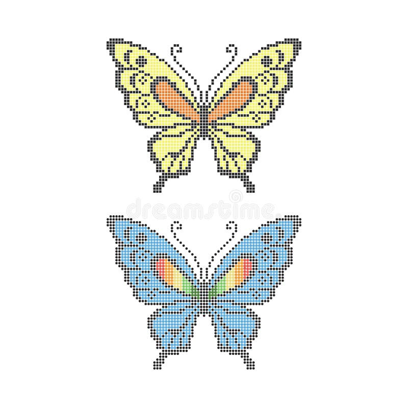 butterfly rainbow stock illustrations – 6831 butterfly