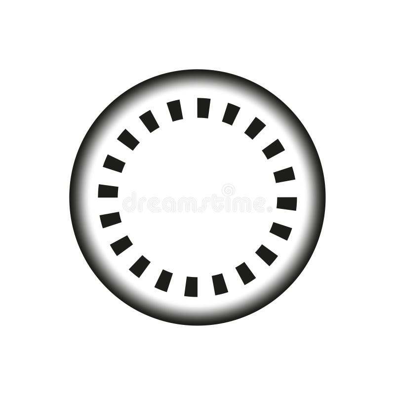 Dotted circle. Abstract dot circle. Bright sign. Vector illustration. EPS 10. royalty free illustration