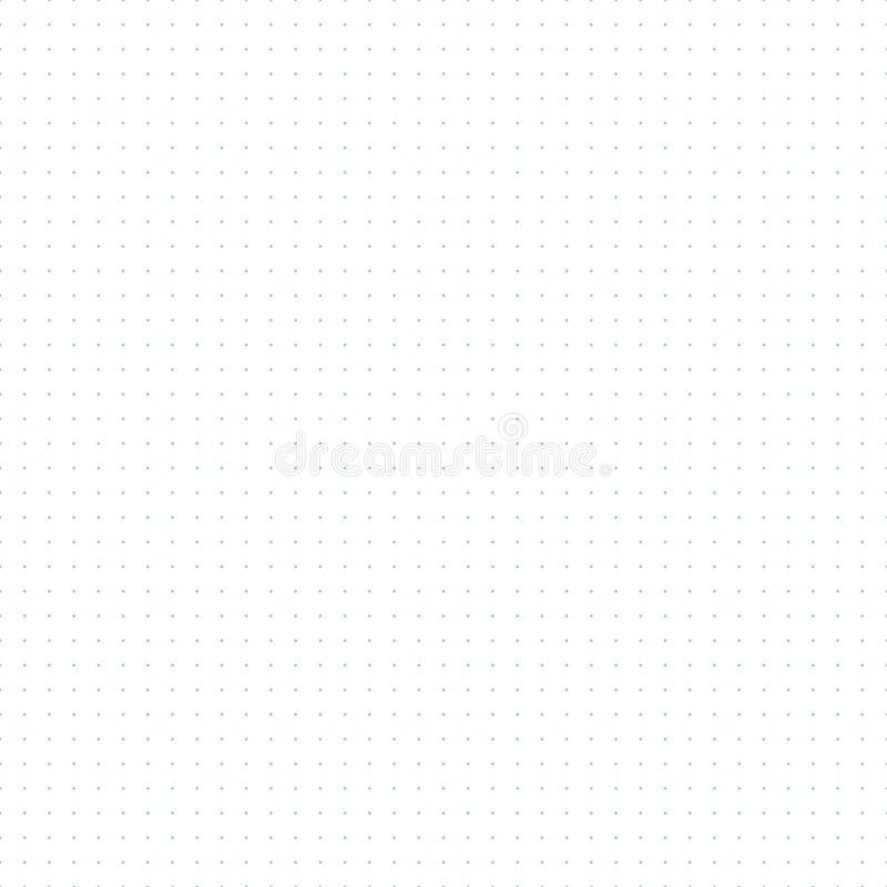 Dotted Grid Graph Paper Seamless Pattern Stock Vector Illustration Of Planner Grid