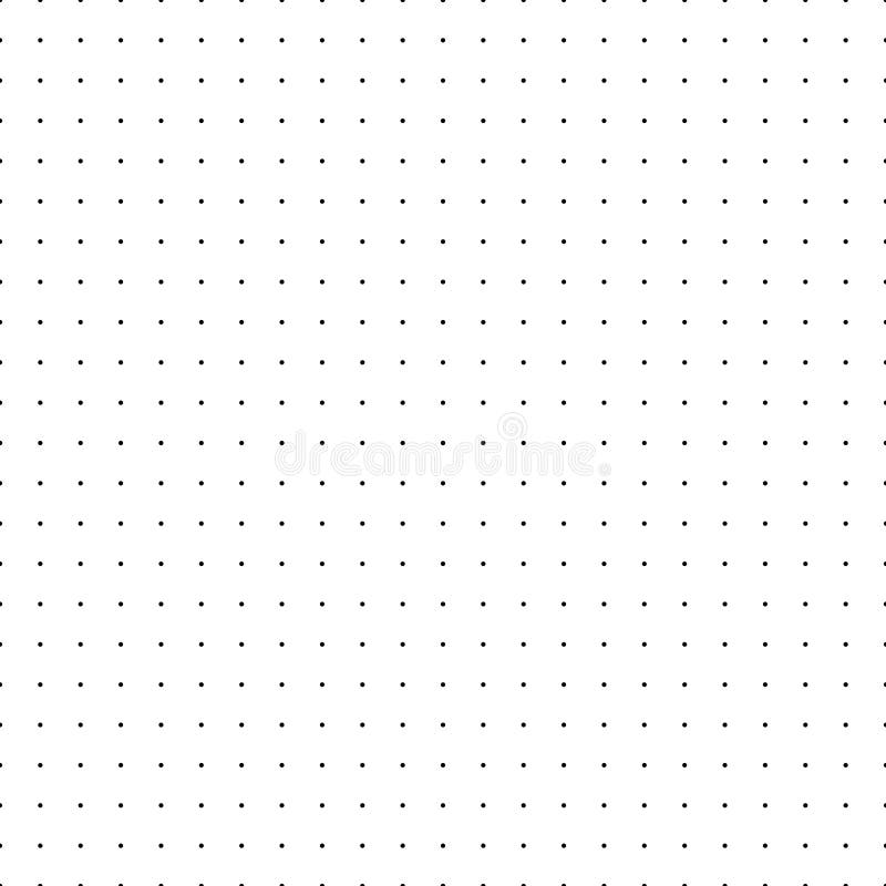 Dotted grid. Seamless pattern with dots. Simplified matrix vector refill royalty free illustration