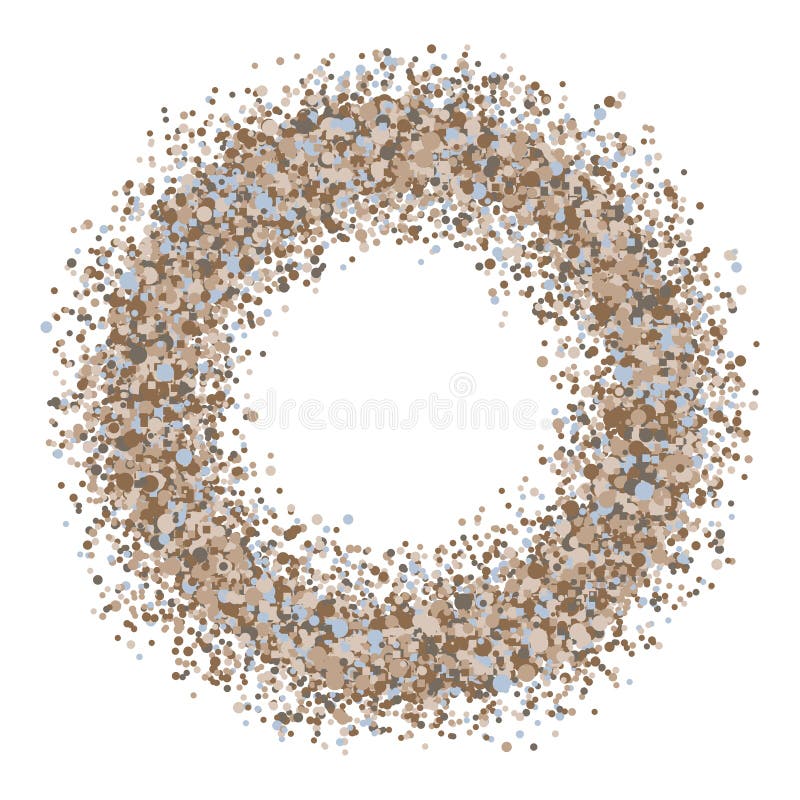 Dotted ring for design project vector illustration