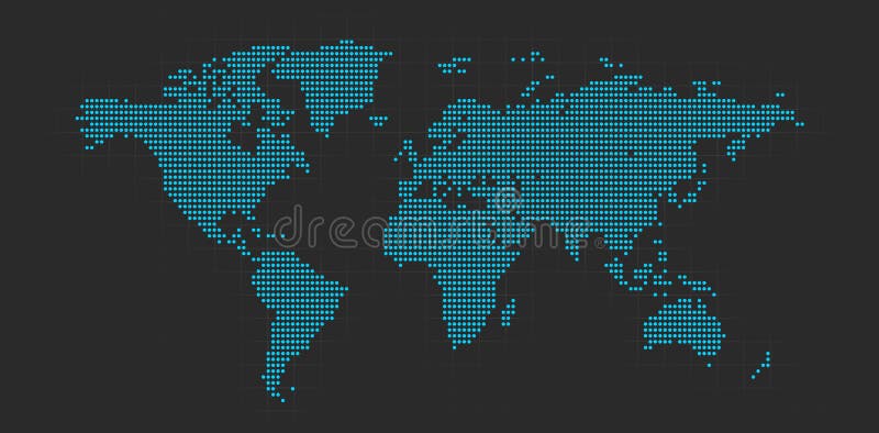 Dotted World Map