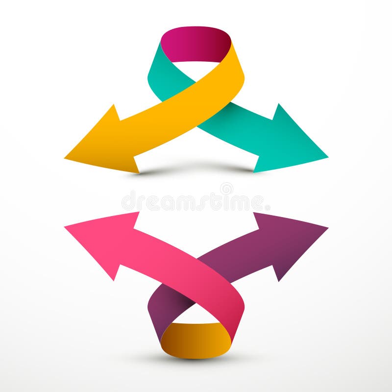 Double Arrow Logo Symbol. Up and Down Vector Arrows royalty free illustration Double Arrow Logo Symbol. Up and Down Vector Arrows royalty free illustration