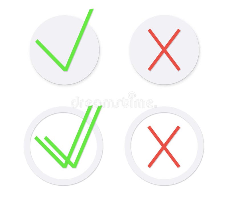 Double check graphic icon design template Vector Image