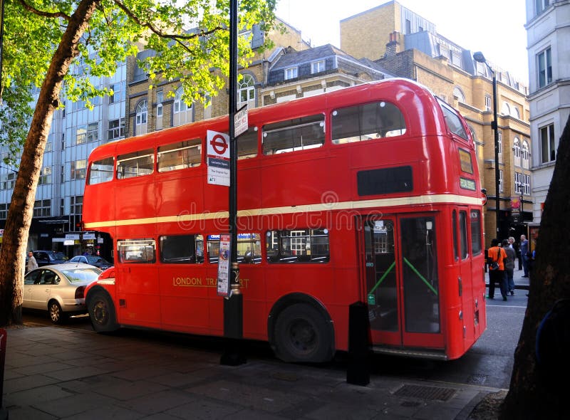 Double Decker Bus stock photos