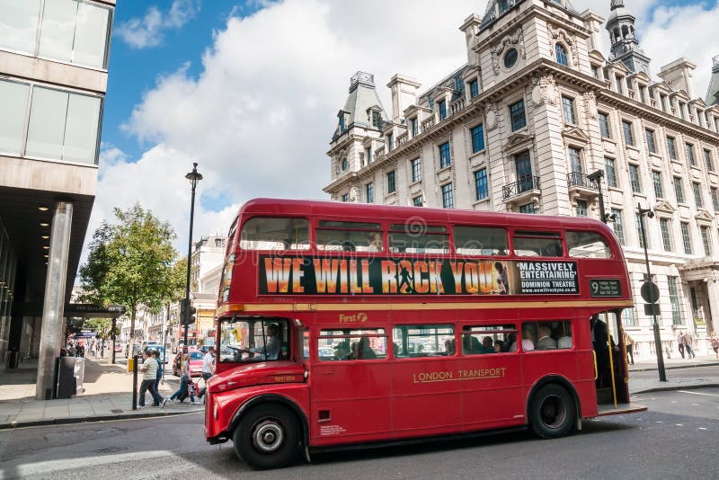 Double Decker Bus in London, UK