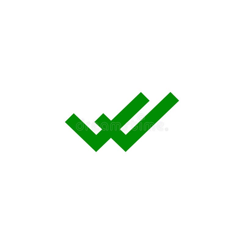 Double check sign black and white vector outline icon receive or done  3030976 Vector Art at Vecteezy