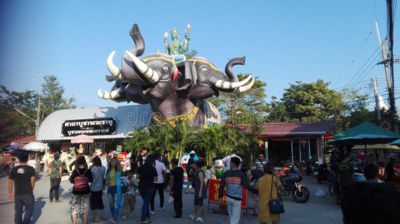 Thai Turist Elephant Statue Stock Photos - Free & Royalty-Free Stock ...