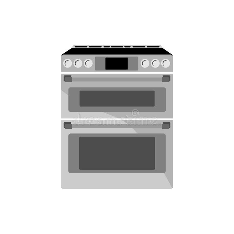 Electric cooker oven Royalty Free Vector Image