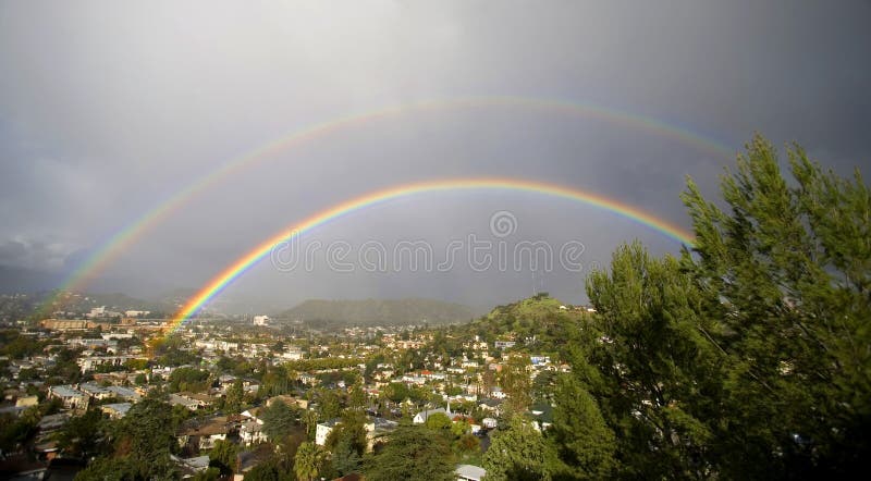 Double Rainbow Panorama