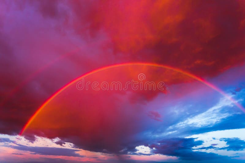 WHAT ARE THE CHANCES OF WITNESSING A DOUBLE RAINBOW IN THE SKY visual data 6