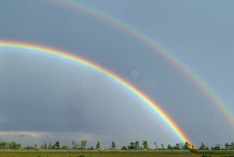 WHAT ARE THE CHANCES OF WITNESSING A DOUBLE RAINBOW IN THE SKY visual data 3