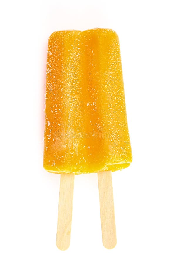 Orange creamsicle popsicle stock photo. Image of cold 9533064