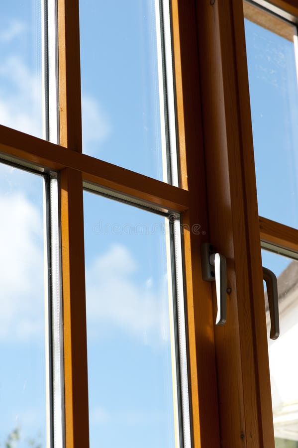 Double window royalty free stock image