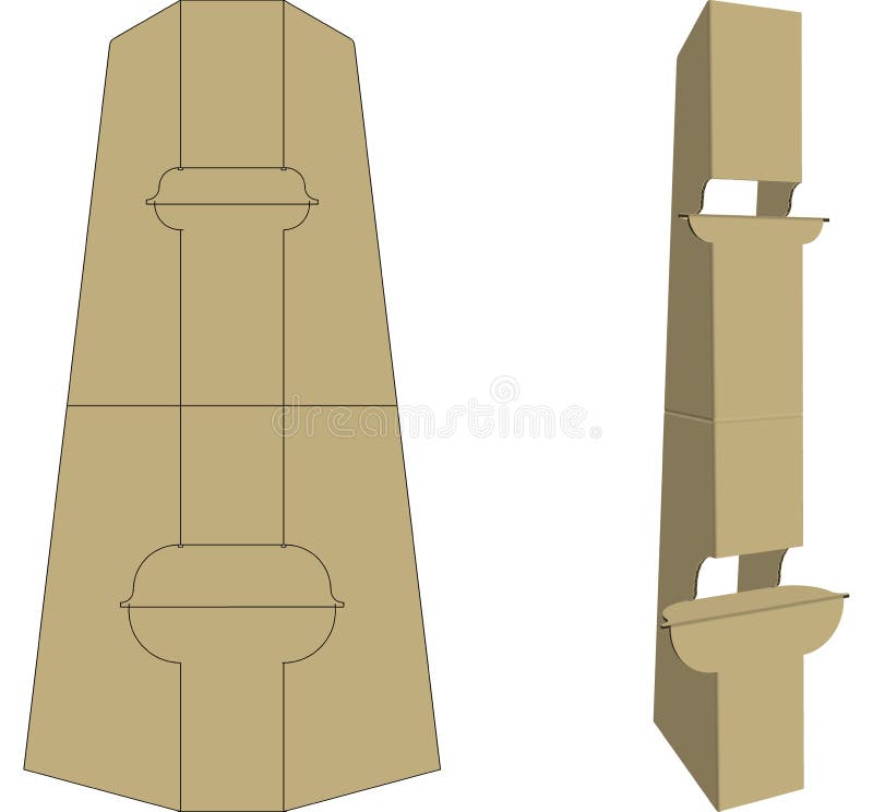 Cardboard Easel Template Cardboard Easel Template