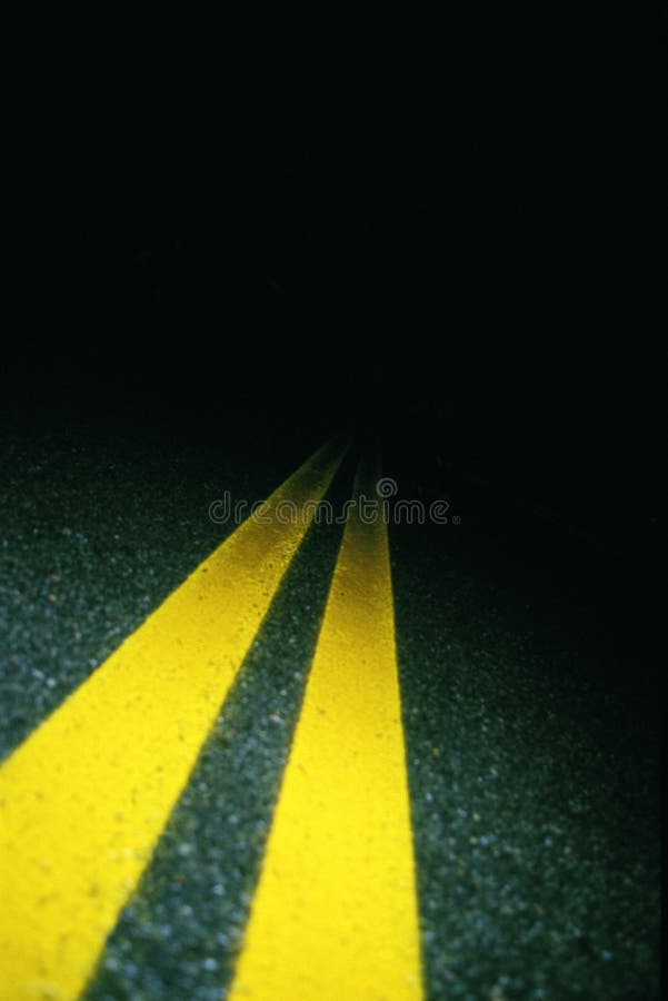 Double Yellow stock photography