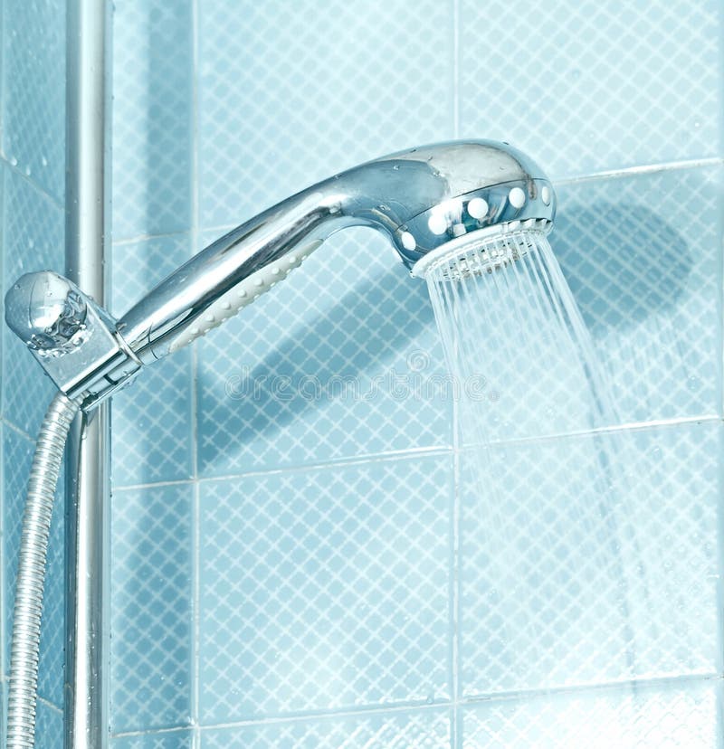 Shower stock image. Image of appliance, domestic, female 32594193