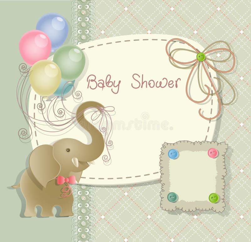 Douche de chéri illustration stock Douche de chéri illustration stock