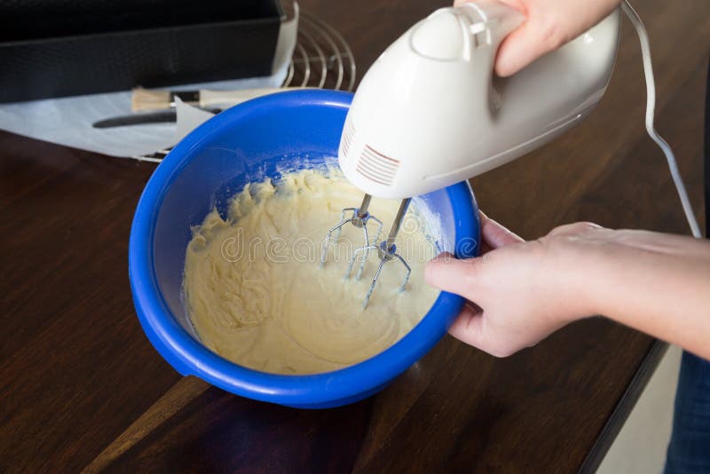 Dough mixing stock photo. Image of mold, batter, table 34240328