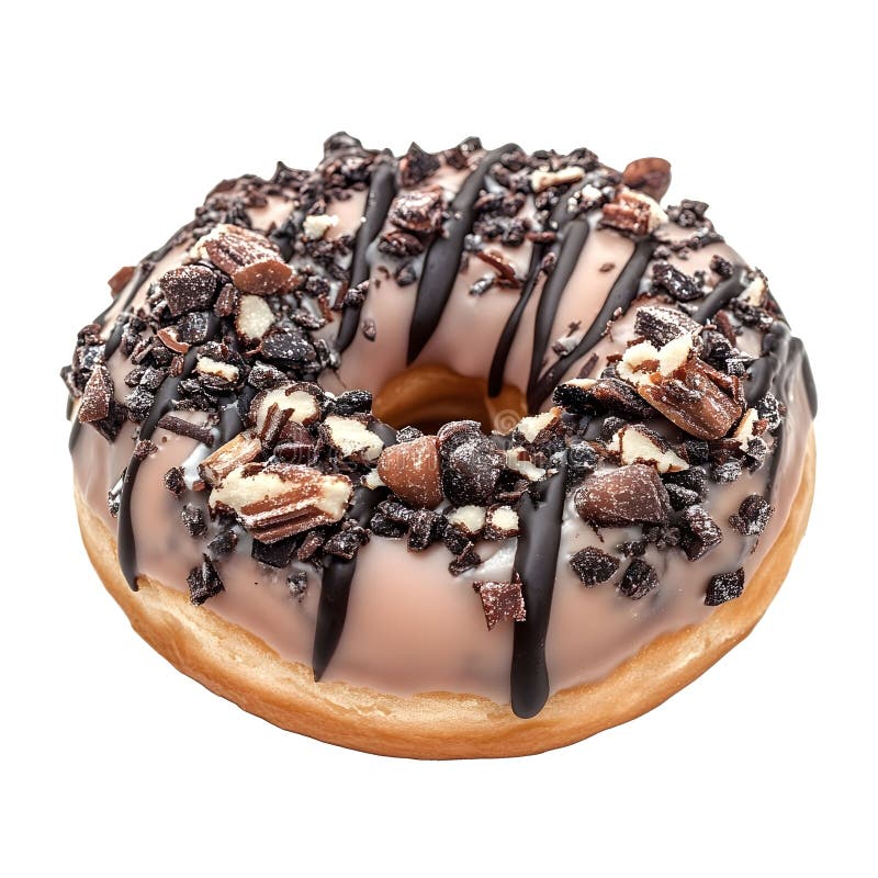 Doughnut isolated on white PNG file with transparent background also available. Doughnut isolated vectors