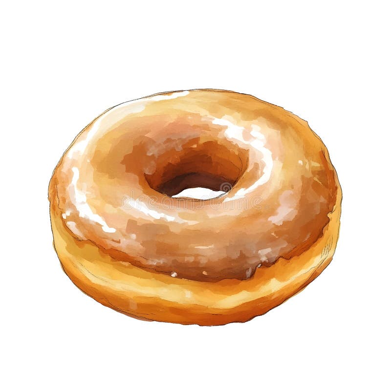 Doughnut isolated on white PNG file with transparent background also available. Doughnut isolated vectors