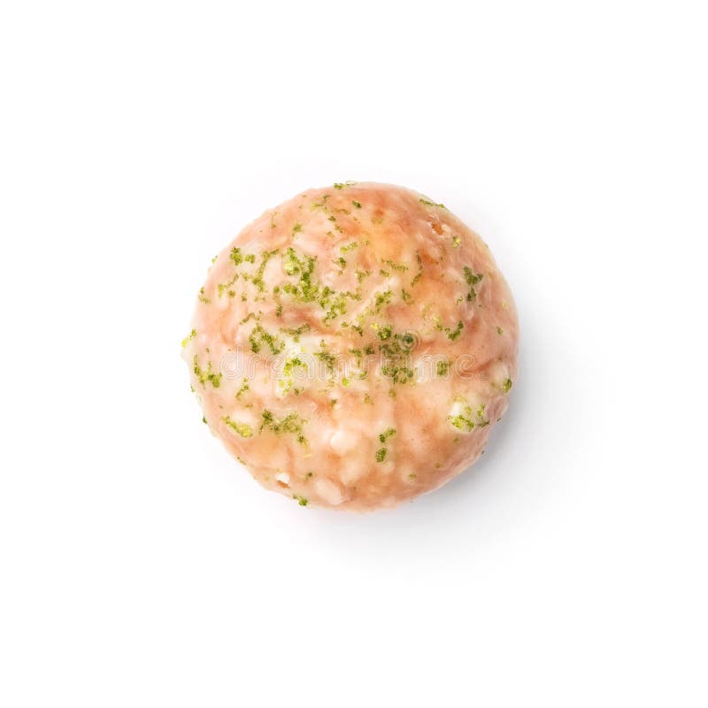 Doughnut met suiker en blad van mening wordt verglaasd die Hoogste mening Geïsoleerd beeld royalty-vrije stock foto's Doughnut met suiker en blad van mening wordt verglaasd die Hoogste mening Geïsoleerd beeld royalty-vrije stock foto's