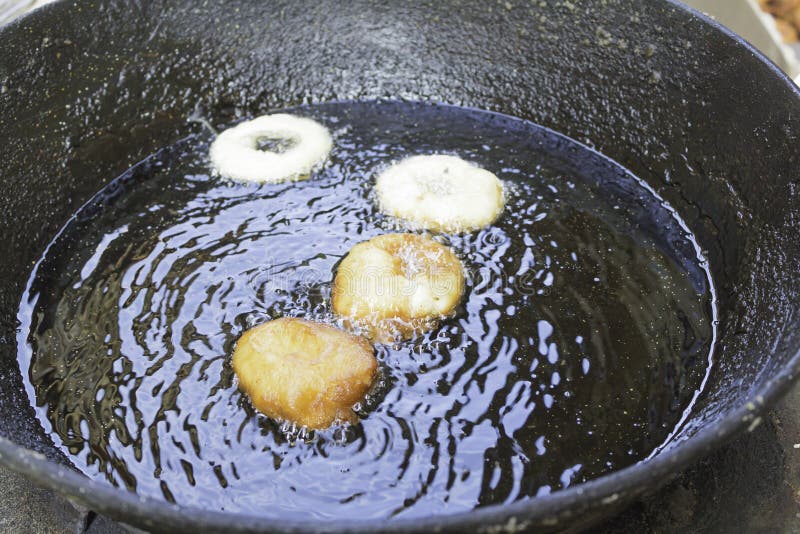 Doughnuts oil stock image. Image of carbohydrate, pastry 42359795