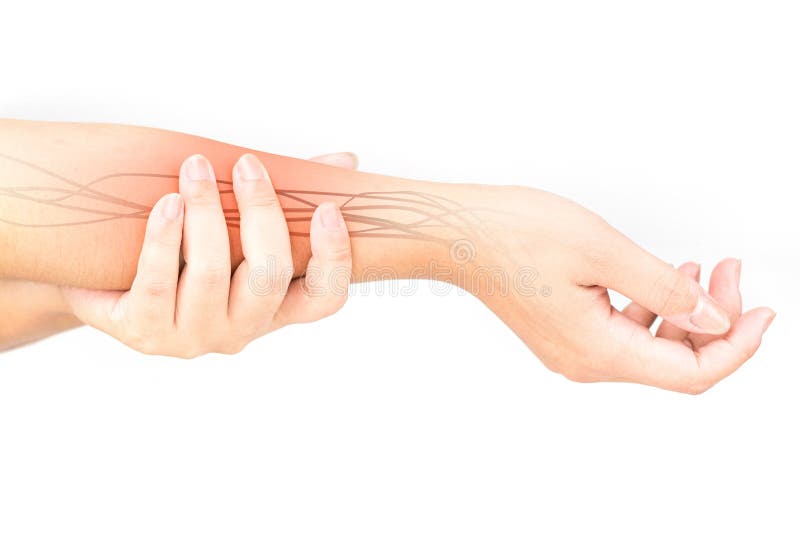Douleur De Nerf D'avantbras Photo stock Image du musculature