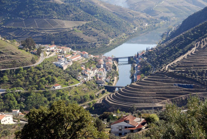 Douro Tal - senden Sie Weinbergregion in Portugal.