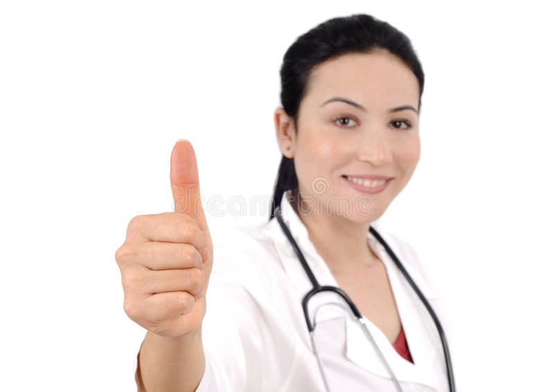 Doutor bem sucedido bonito - trabalhadores dos cuidados médicos foto de stock royalty free Doutor bem sucedido bonito - trabalhadores dos cuidados médicos foto de stock royalty free
