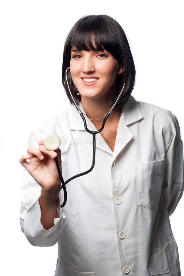 Médico caucasiano imagem de stock