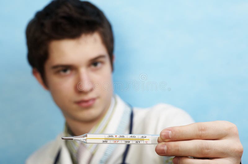 Médico caucasiano apessoado imagens de stock royalty free