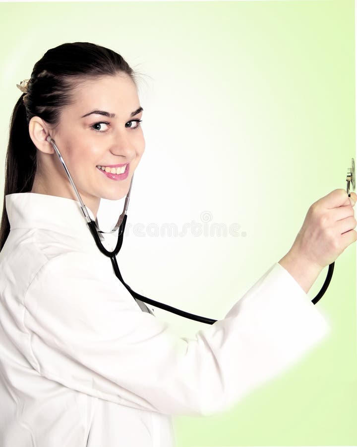 Enfermeira Loura Bonita Em Topless No Uniforme sexy Imagem de Stock -  Imagem de vermelho, curta: 87111201