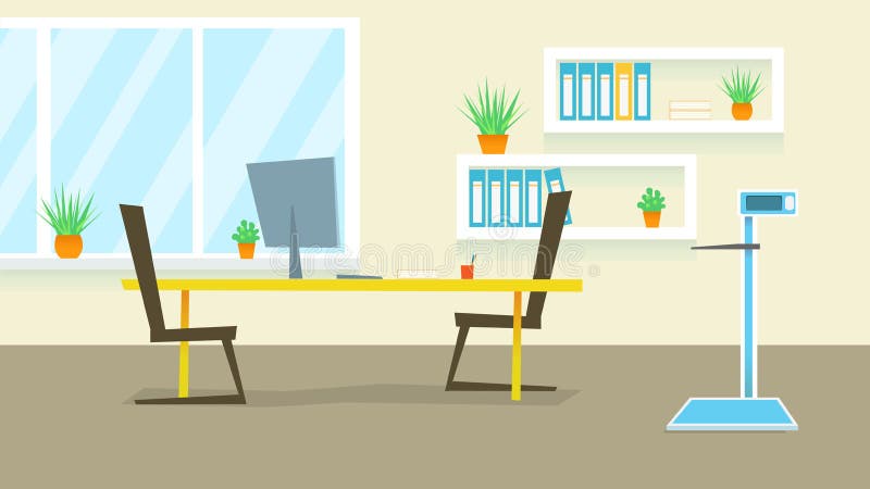  Doutor Office E ilustração do vetor