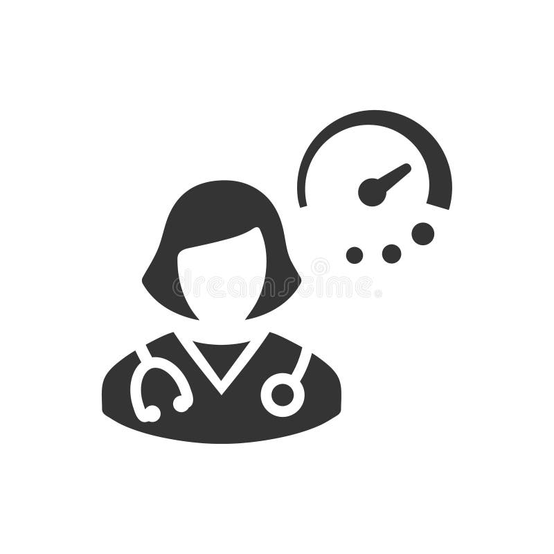 Doutor Schedule Icon ilustração royalty free Doutor Schedule Icon ilustração royalty free