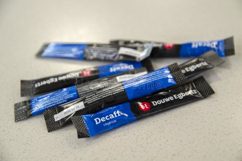 Douwe Egbert Coffee Decaff Bags at Amstelveen the Netherlands 2019