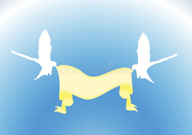 Dove Banner Yellow