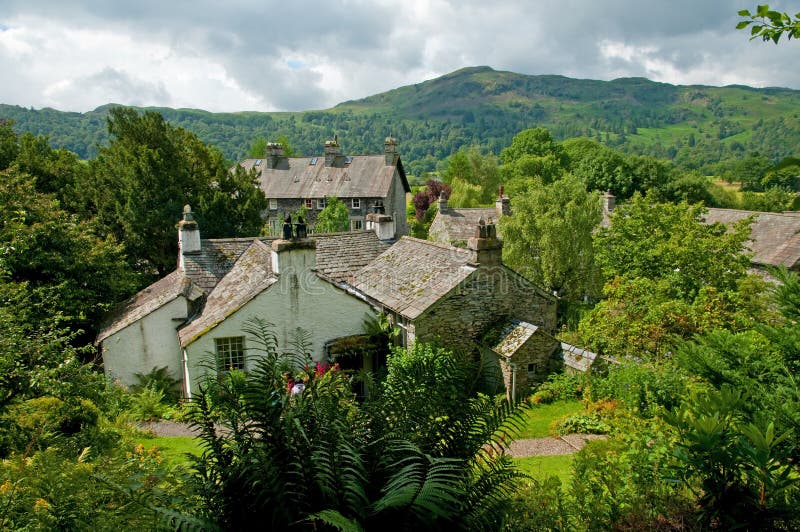 Dove cottage and landscape