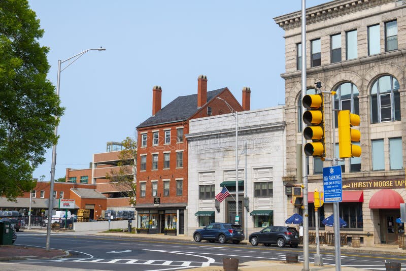 Dover Historic City Center, NH, USA Editorial Stock Image Image of