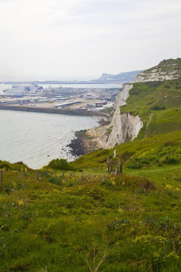 DOVER, UK - APRIL 12, 2014: - Dover Port, Busiest Port of England Got ...