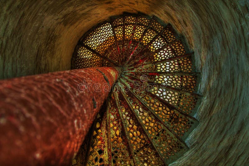 Down the Lighthouse Stairs