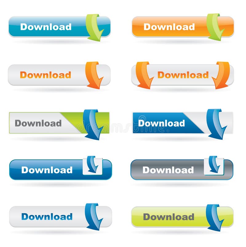 Download button set with arrows