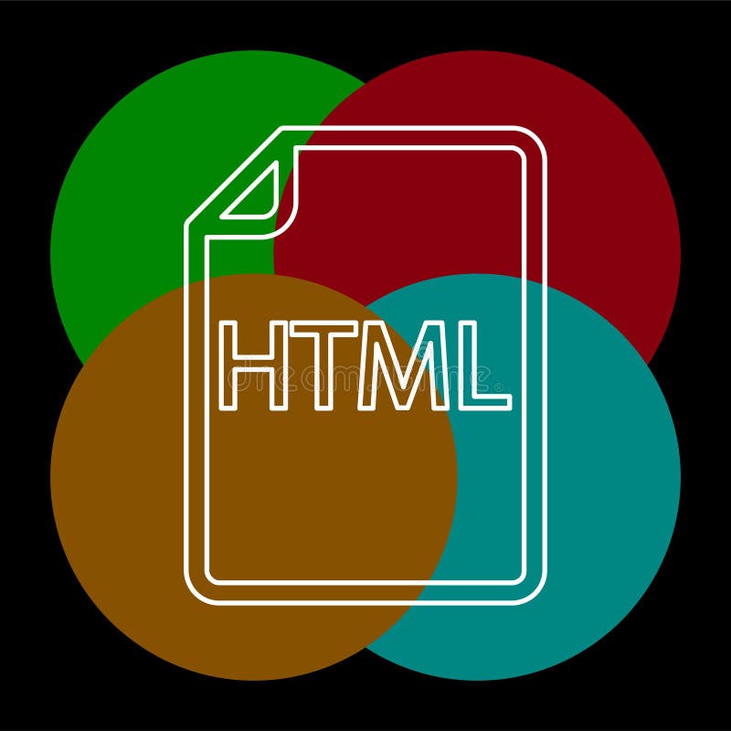 Download Download HTML Document Icon - Vector File Format Stock ...